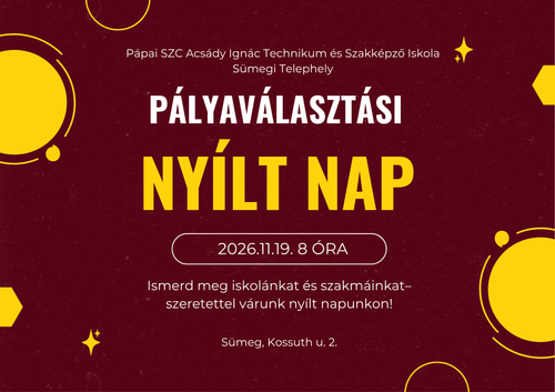 Pályaválasztási nyílt nap